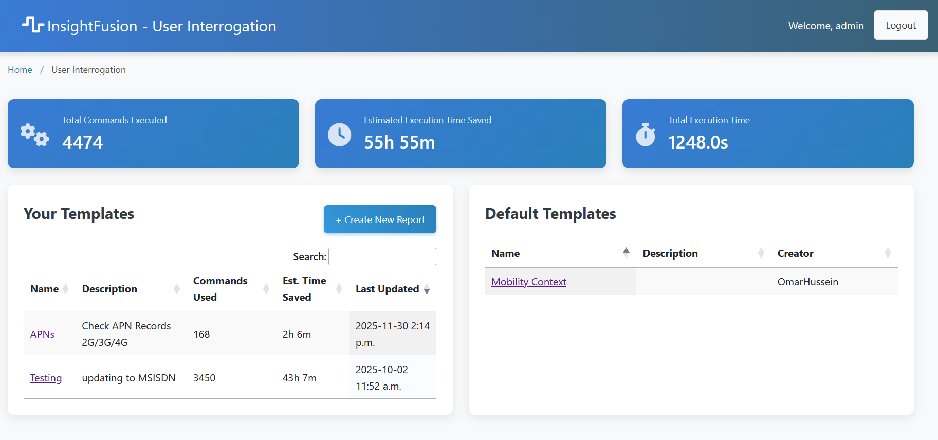 InsightFusion: User interrogation